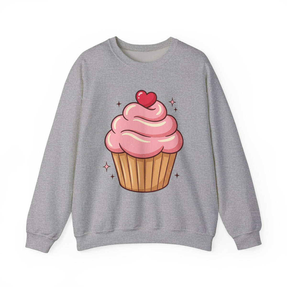 Pink Cupcake Unisex Heavy Blend™ Crewneck Sweatshirt