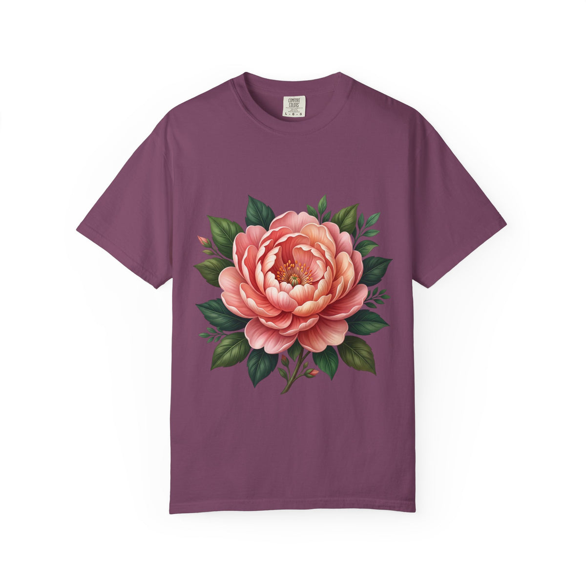 Peony Bloom T-Shirt — Vintage Floral Graphic Tee