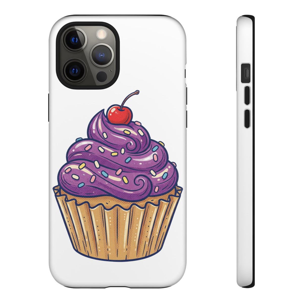 Purple Cupcake Tough Phone Cases