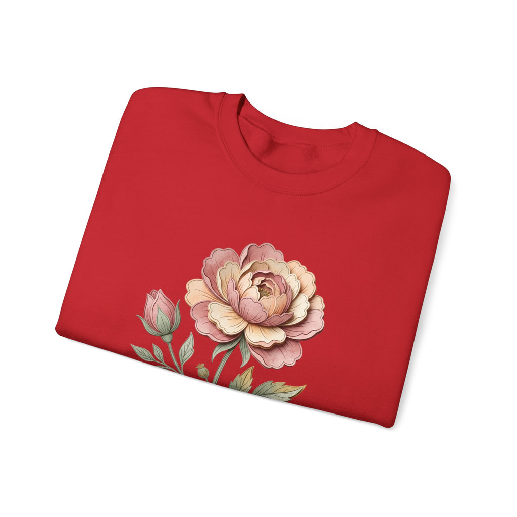 Floral Rose Crewneck Sweatshirt