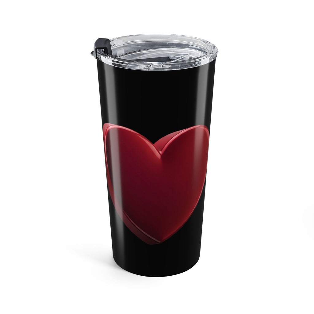 20oz Tumbler — Minimal Red Moon Phase Stainless Steel Travel Cup
