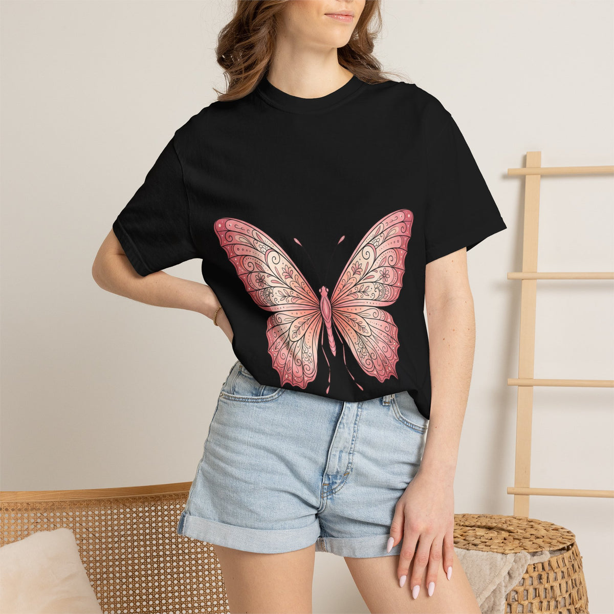Butterfly Illustration T-Shirt