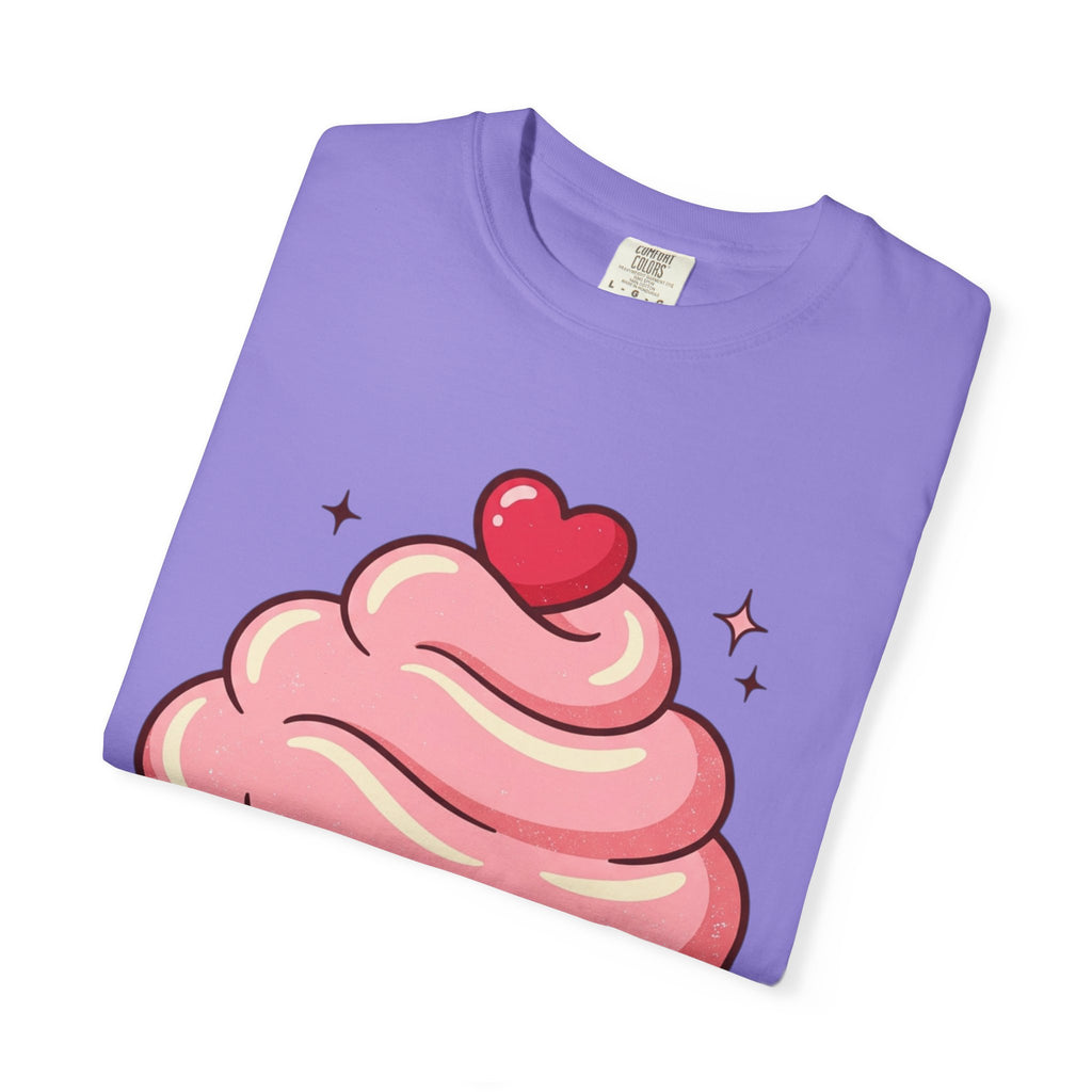 Pink Cupcake Unisex Garment-Dyed T-shirt