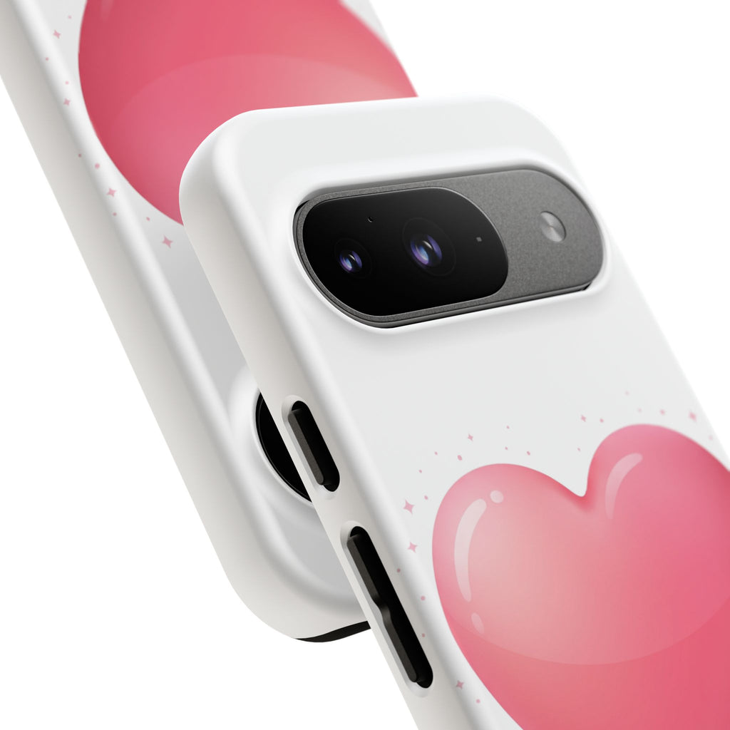 Heart Emoji Tough Case — Cute Pink Heart Phone Case for iPhone & Android