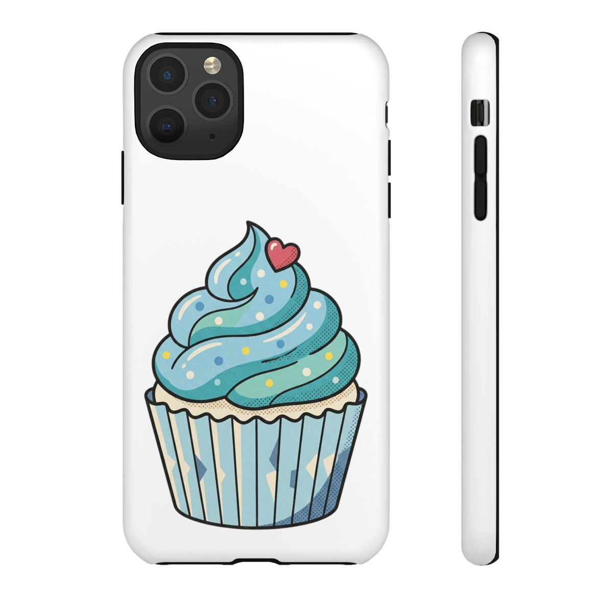 Blue Cupcake Tough Phone Cases