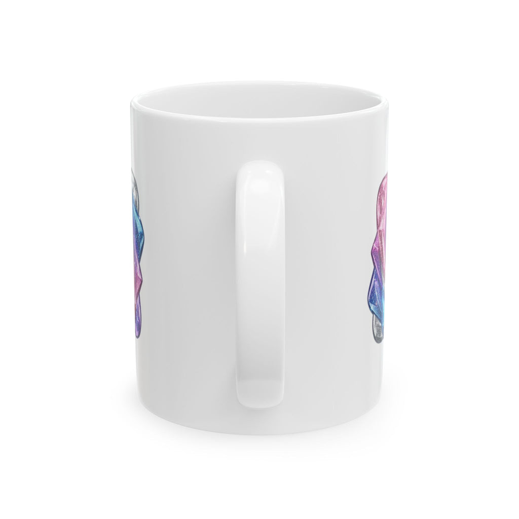3D Glitter Design Ceramic Mug, (11oz, 15oz)