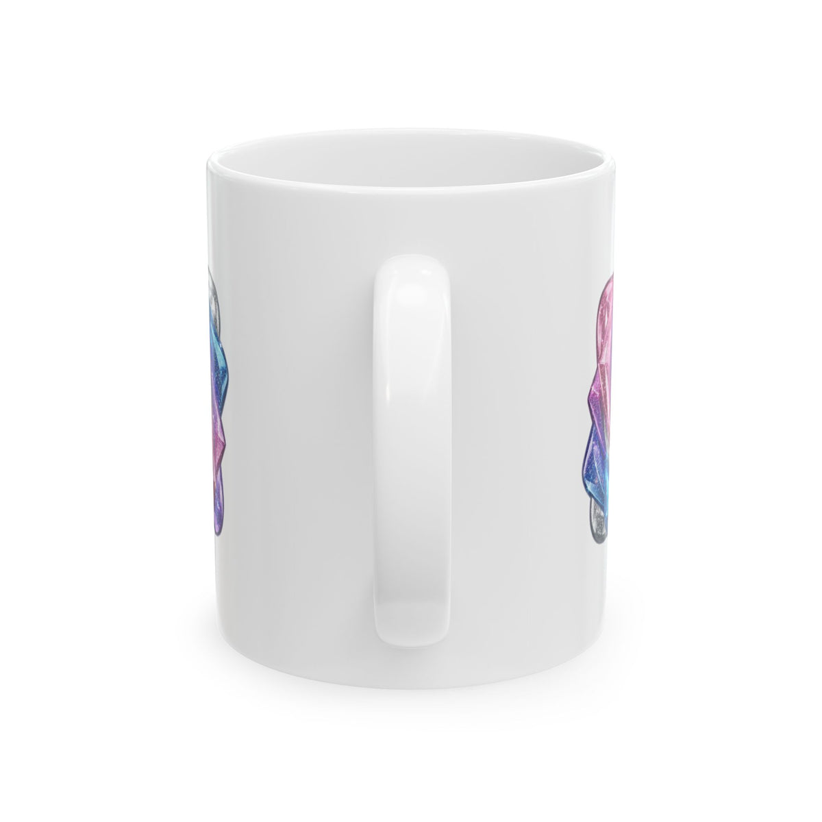 3D Glitter Design Ceramic Mug, (11oz, 15oz)
