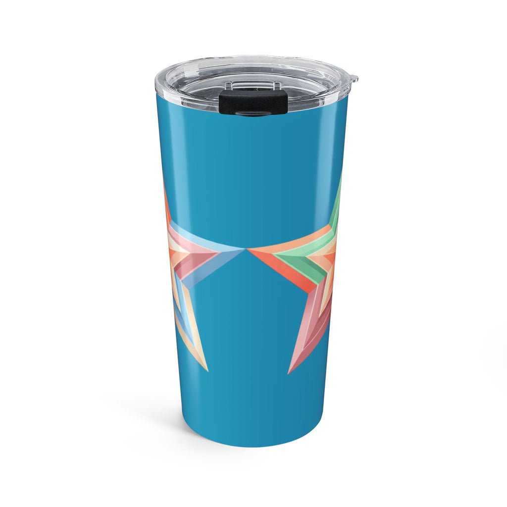 Star Design Tumbler 20oz Turquoise