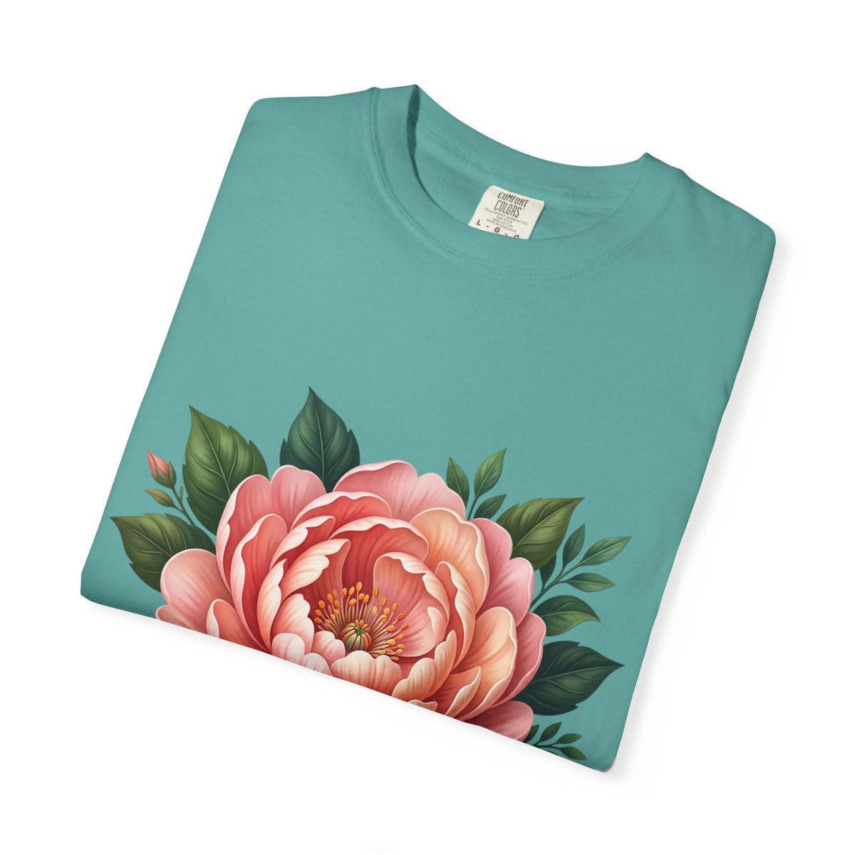 Peony Bloom T-Shirt — Vintage Floral Graphic Tee