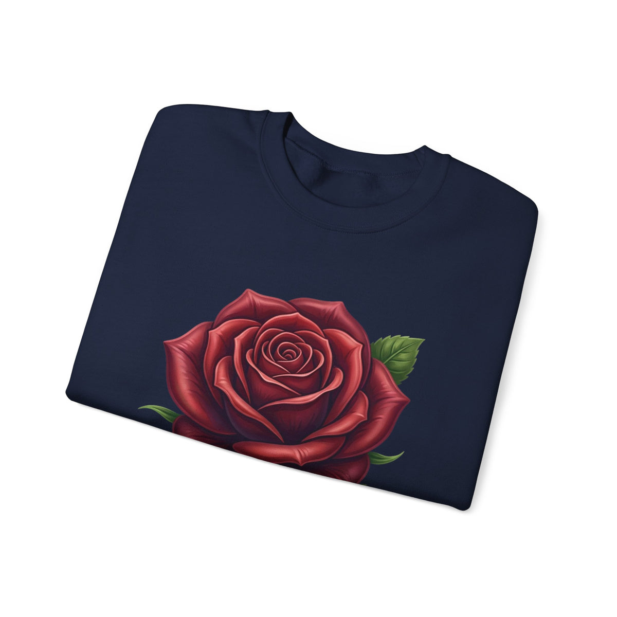 Rose Graphic Crewneck Sweatshirt