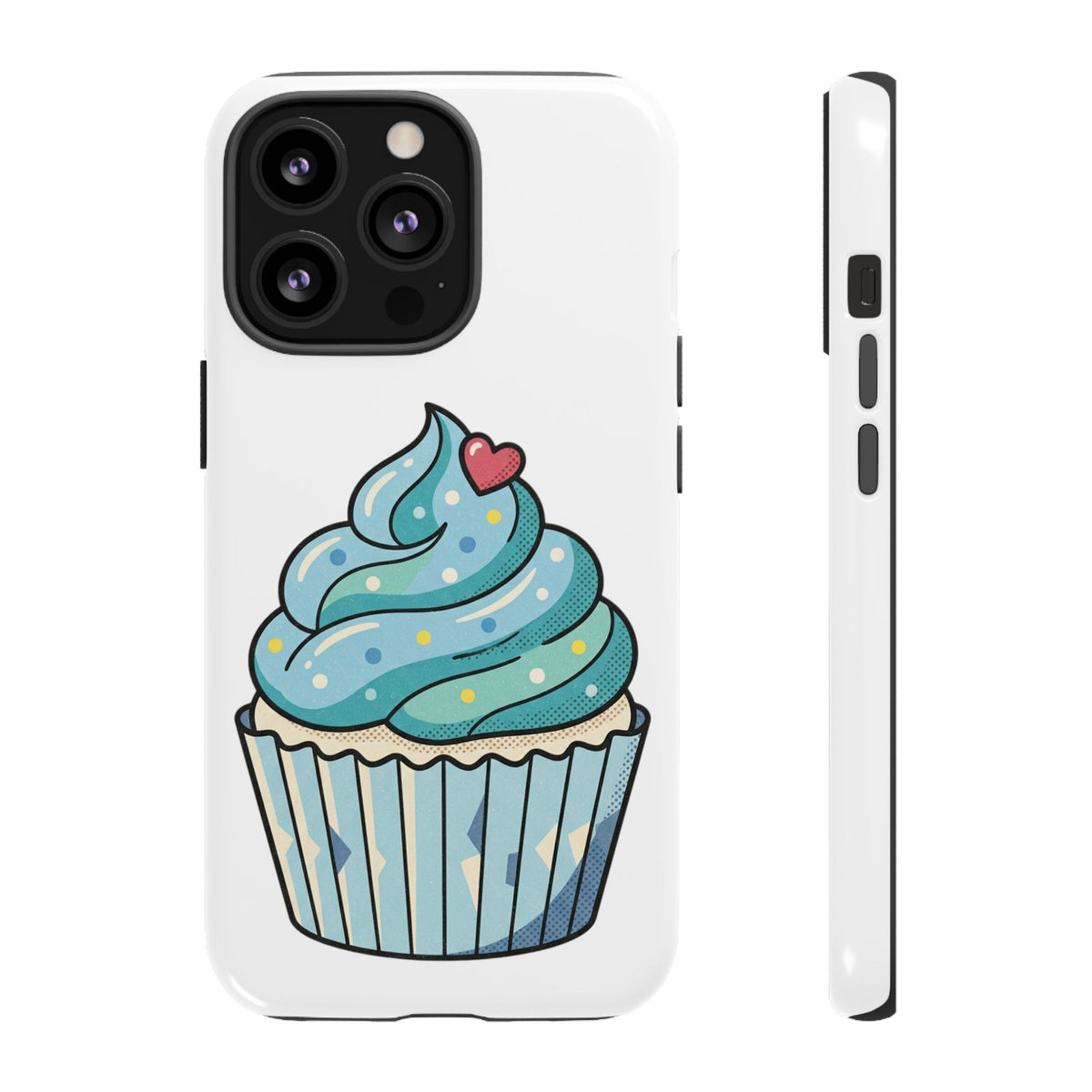 Blue Cupcake Tough Phone Cases