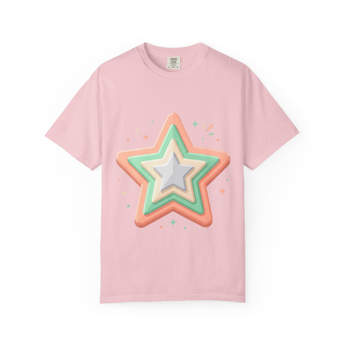 Star Design Unisex Garment-Dyed T-shirt