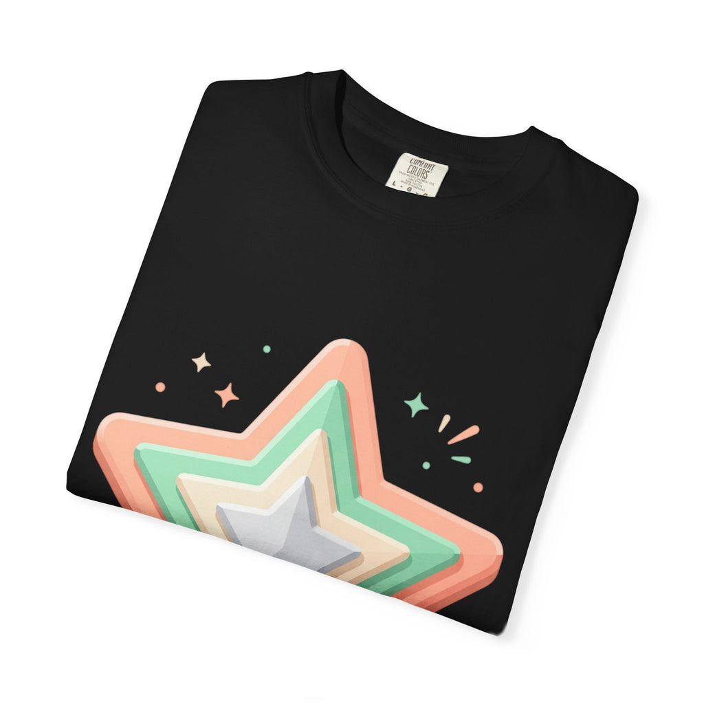 Star Design Unisex Garment-Dyed T-shirt