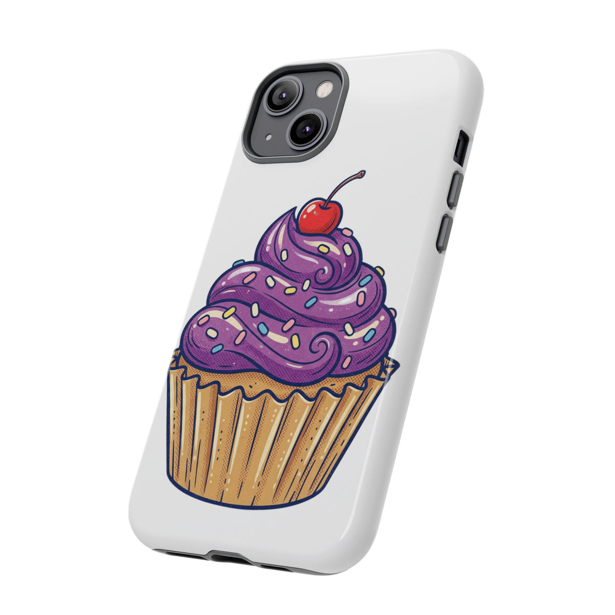 Purple Cupcake Tough Phone Cases