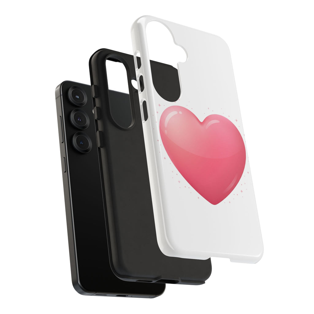 Heart Emoji Tough Case — Cute Pink Heart Phone Case for iPhone & Android