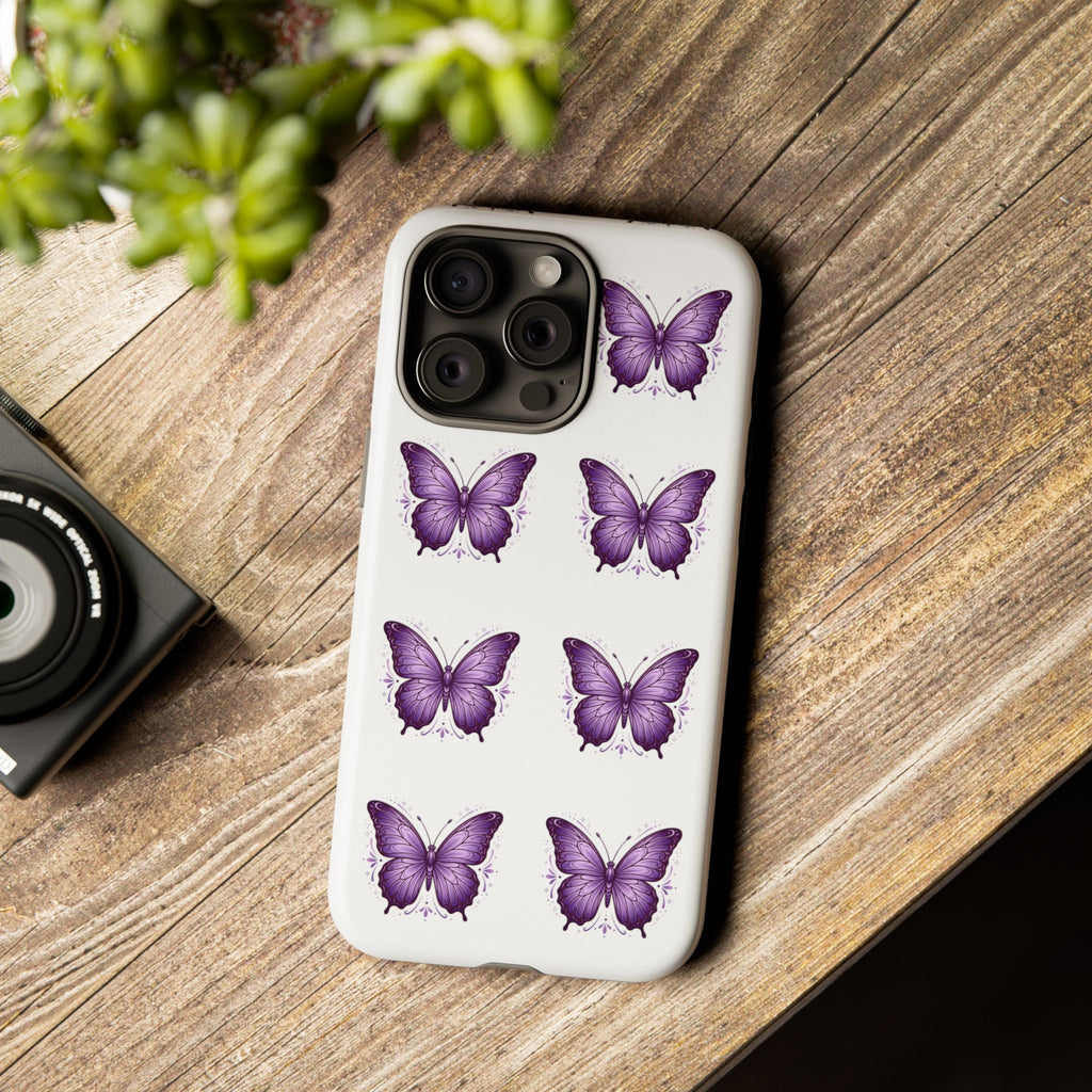 Purple Butterfly Phone Case