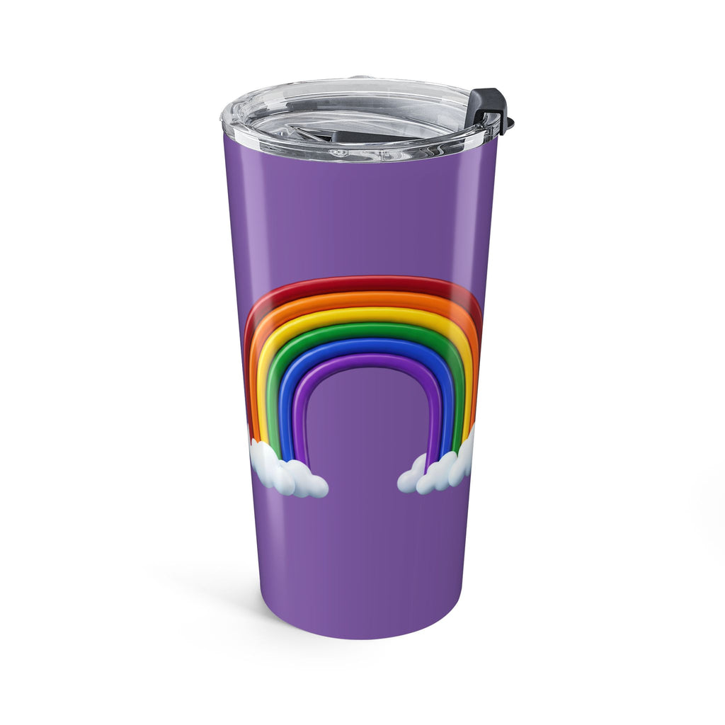 Rainbow Cloud Tumbler — 20oz Insulated Travel Cup