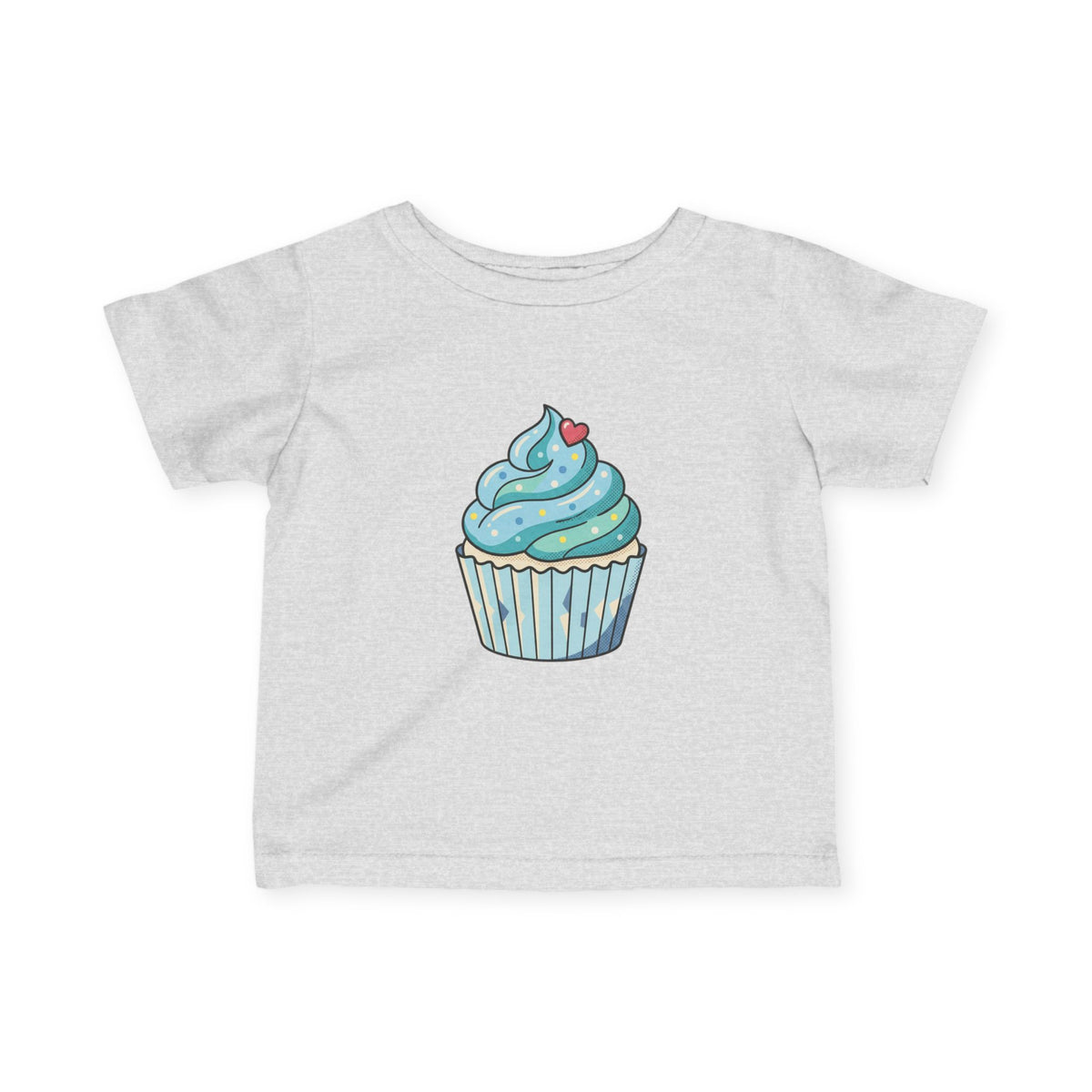 Blue Cupcake Infant Fine Jersey Tee