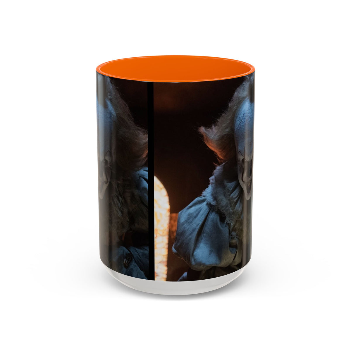 Creepy Pennywise Horror Coffee Mug — Scary Clown Accent Mug (11/15oz)