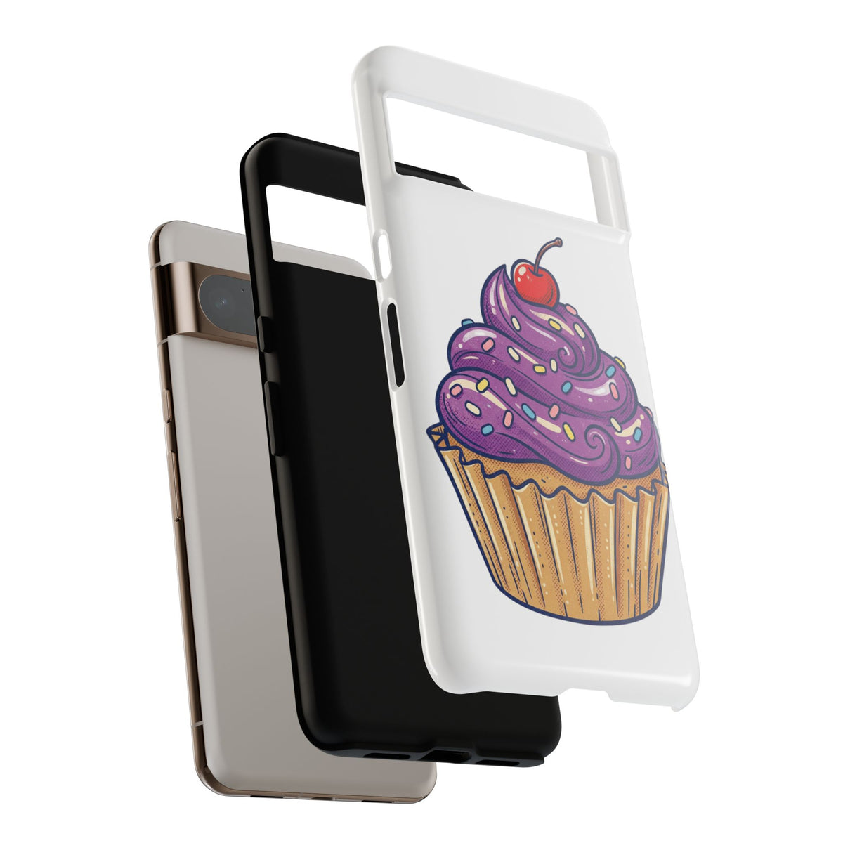 Purple Cupcake Tough Phone Cases