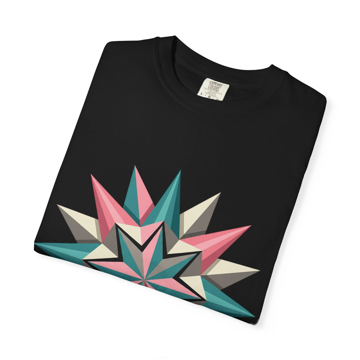 Geometric Starburst Graphic T-Shirt
