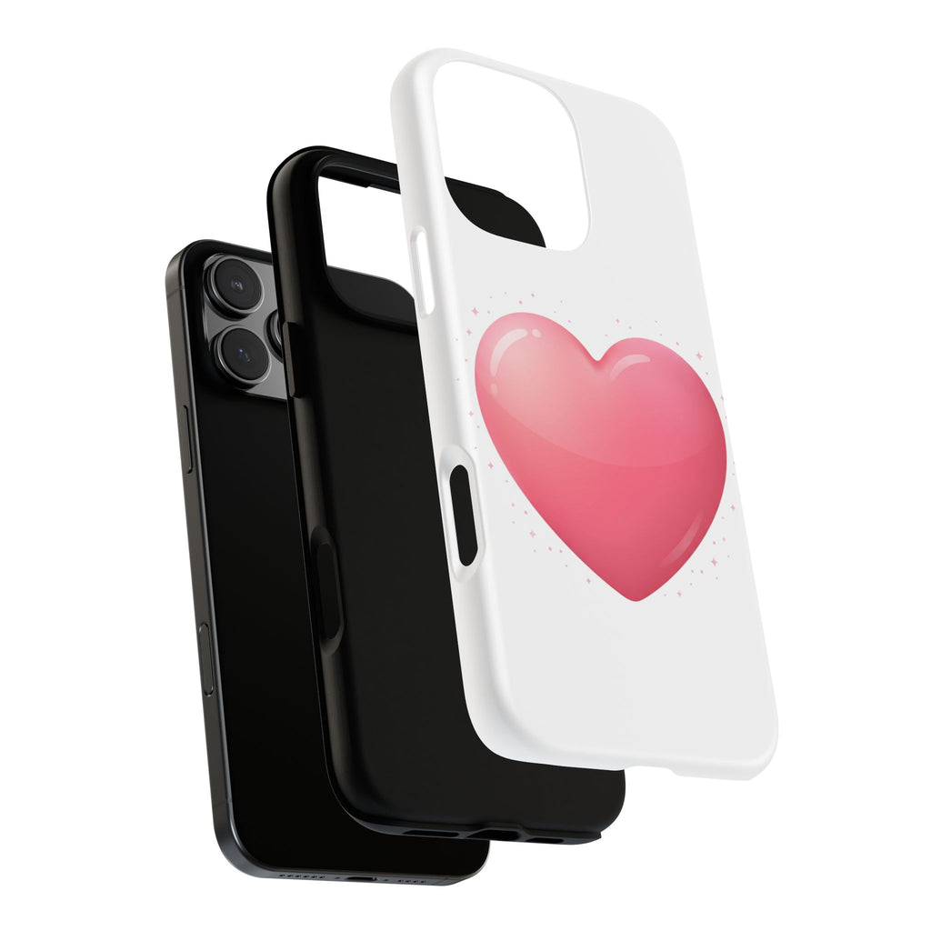 Heart Emoji Tough Case — Cute Pink Heart Phone Case for iPhone & Android