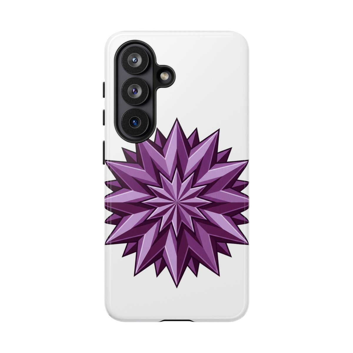 Purple Geometric Star Phone Case