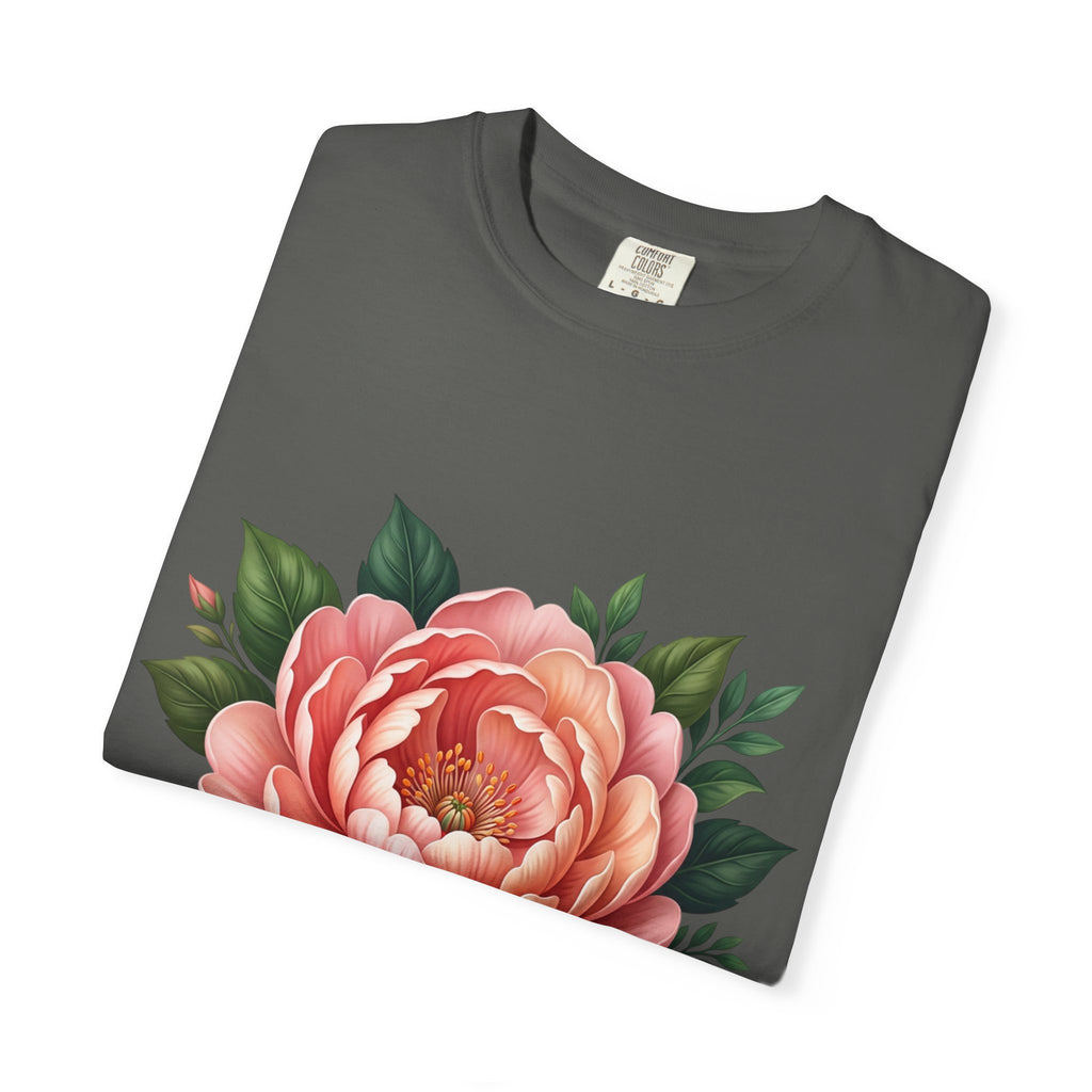 Peony Bloom T-Shirt — Vintage Floral Graphic Tee