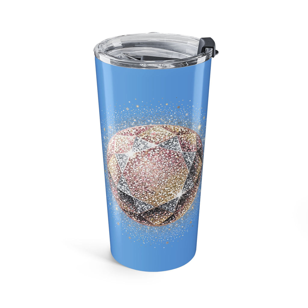 Glittery Light Blue Tumbler 20oz