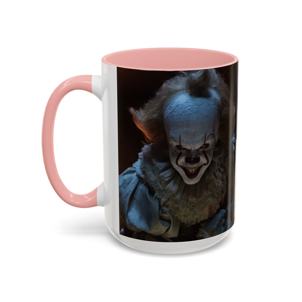 Creepy Pennywise Horror Coffee Mug — Scary Clown Accent Mug (11/15oz)