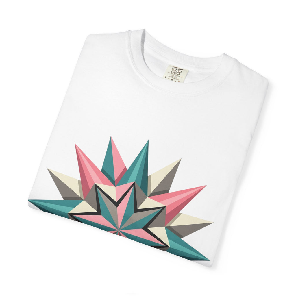 Geometric Starburst Graphic T-Shirt