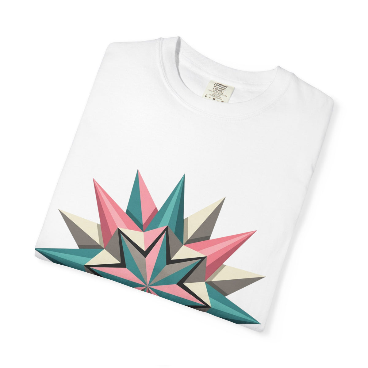 Geometric Starburst Graphic T-Shirt