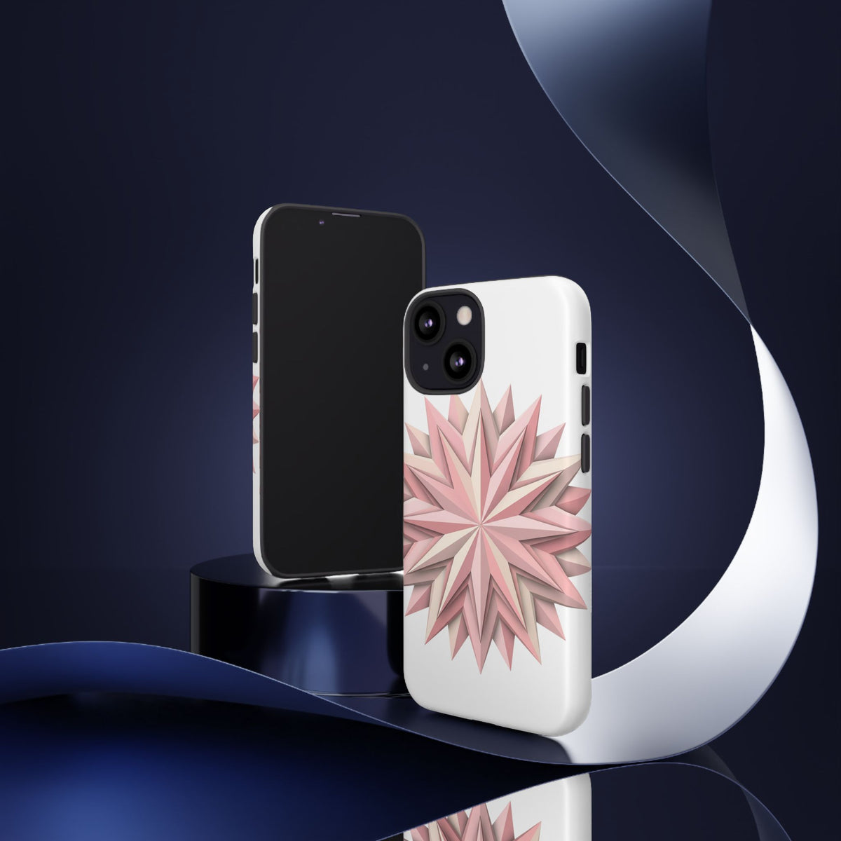 Pink Geometric Star Phone Case — Tough Protective iPhone Cover