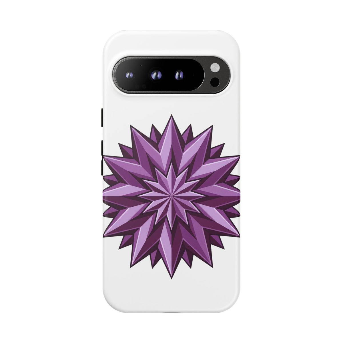 Purple Geometric Star Phone Case