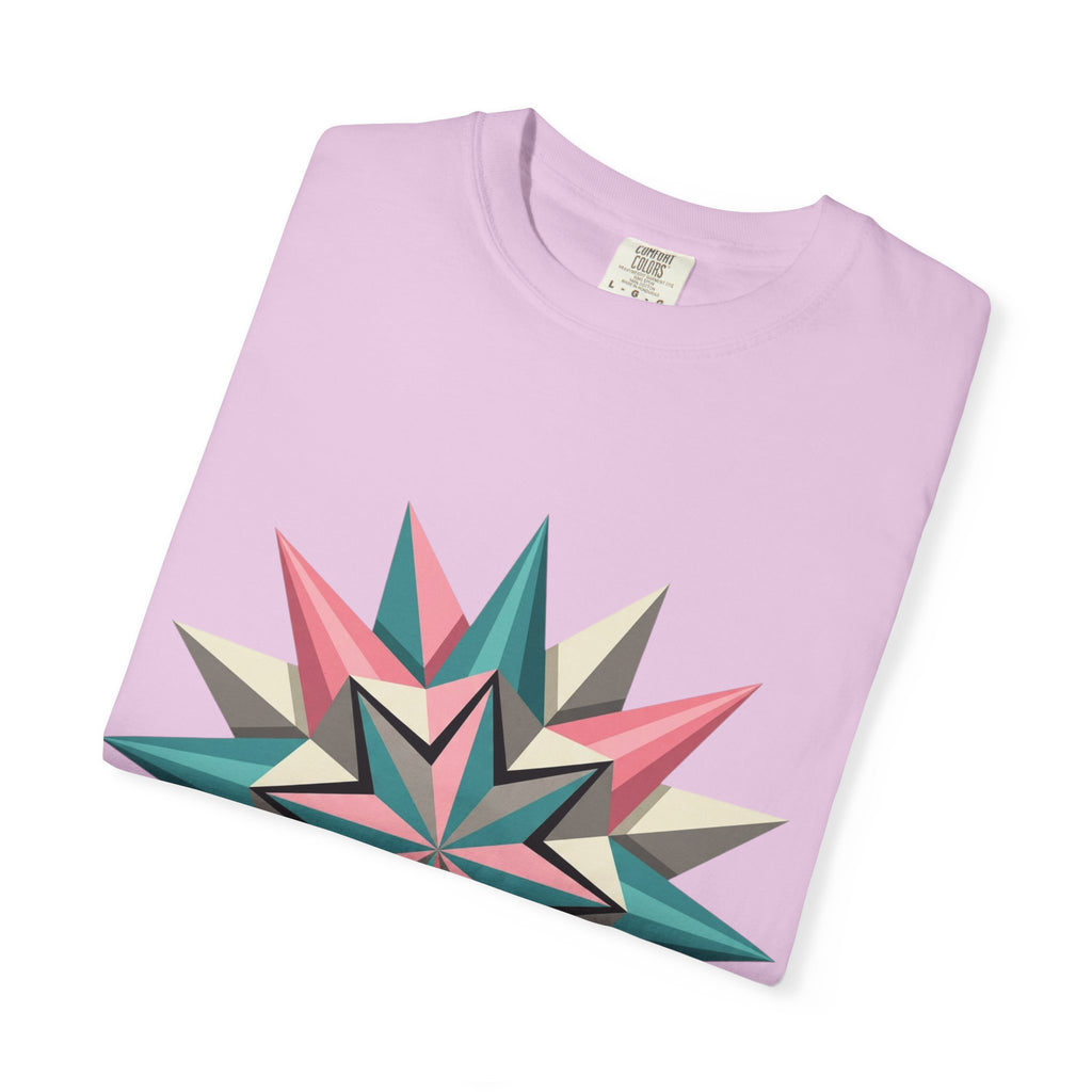 Geometric Starburst Graphic T-Shirt