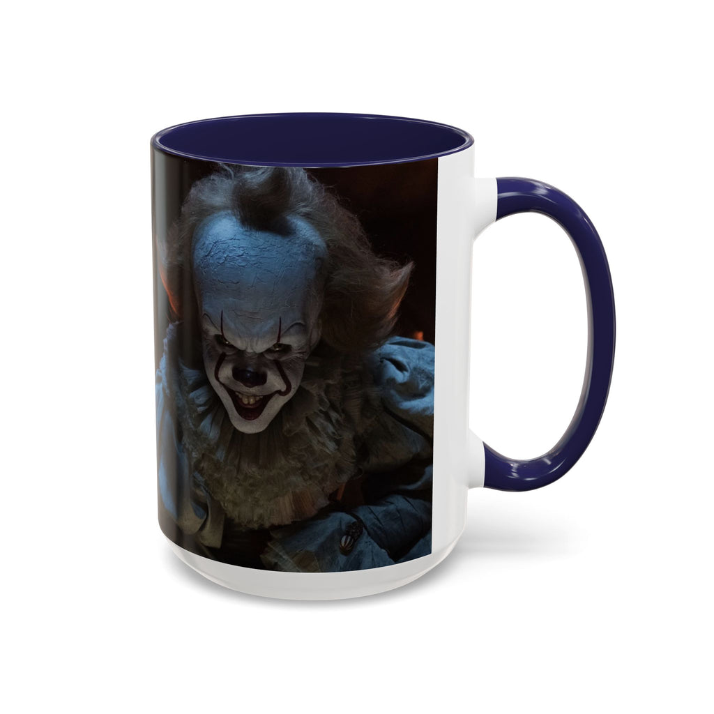 Creepy Pennywise Horror Coffee Mug — Scary Clown Accent Mug (11/15oz)