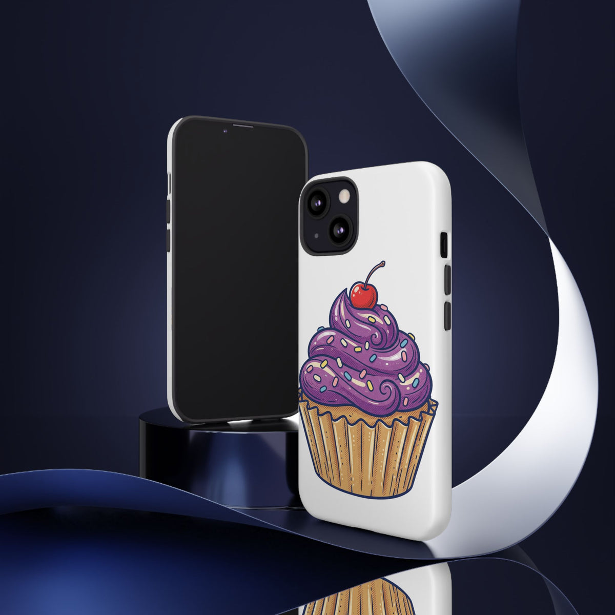 Purple Cupcake Tough Phone Cases