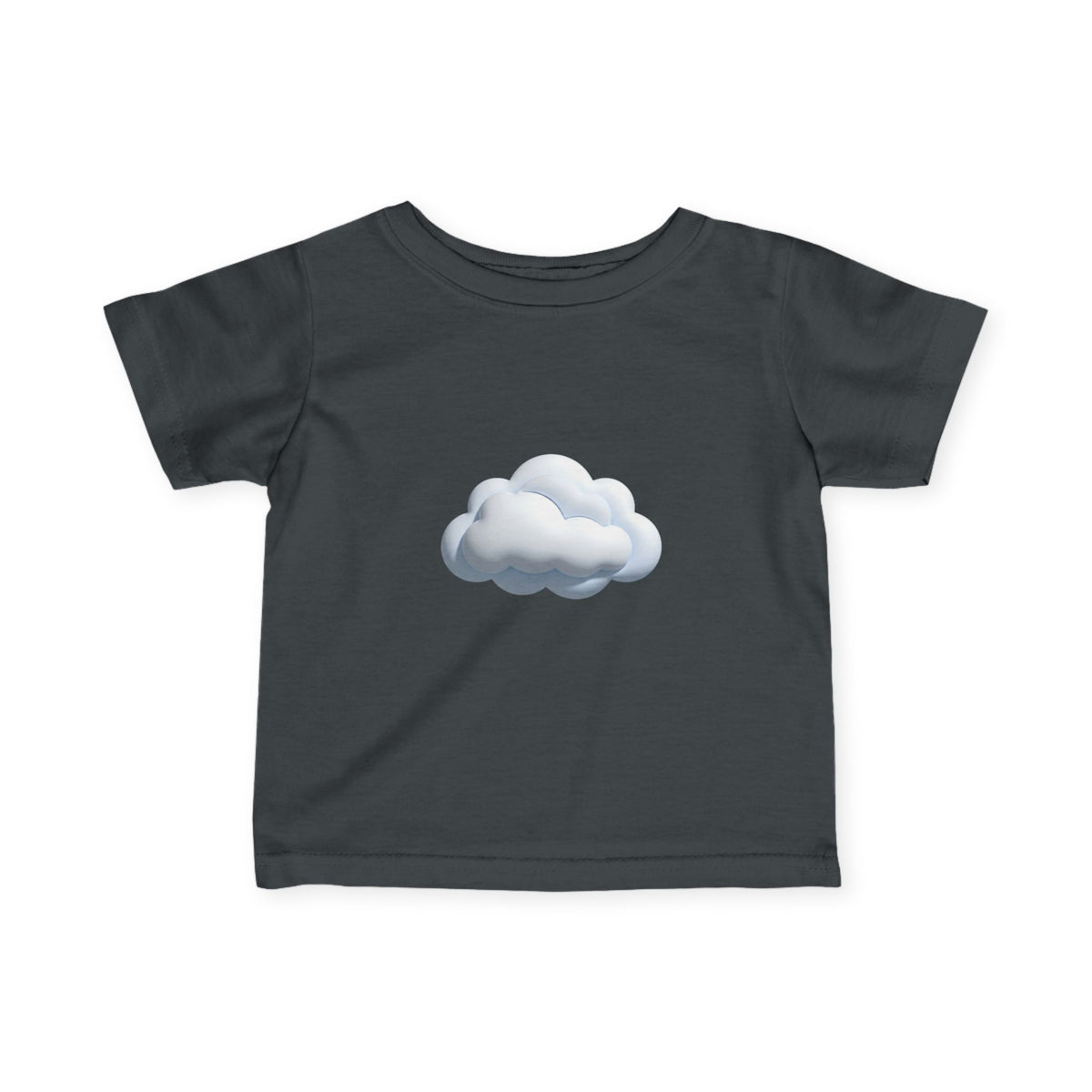 Baby Tee with Soft Cloud Graphic — Infant Cloud Print Shirt