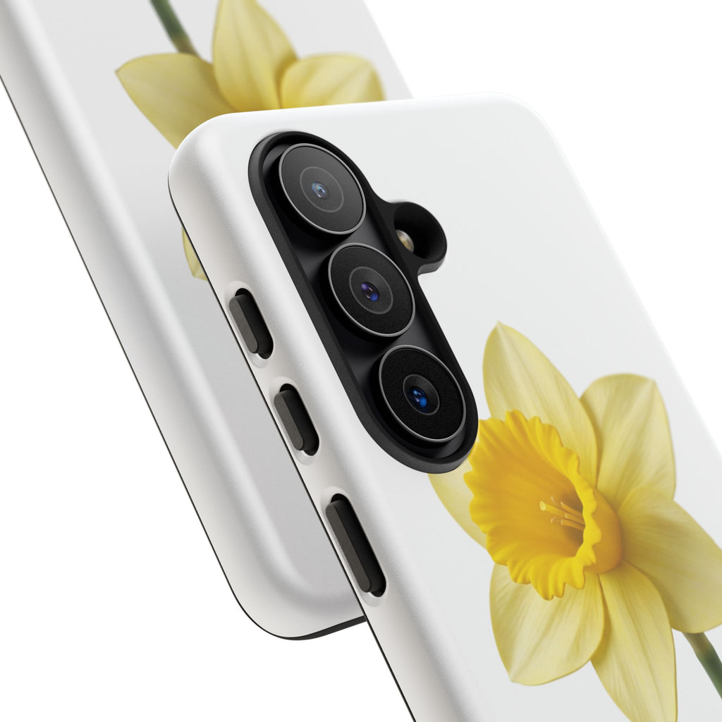 Daffodil Blossom Tough Phone Case — Yellow Spring Floral iPhone Cover