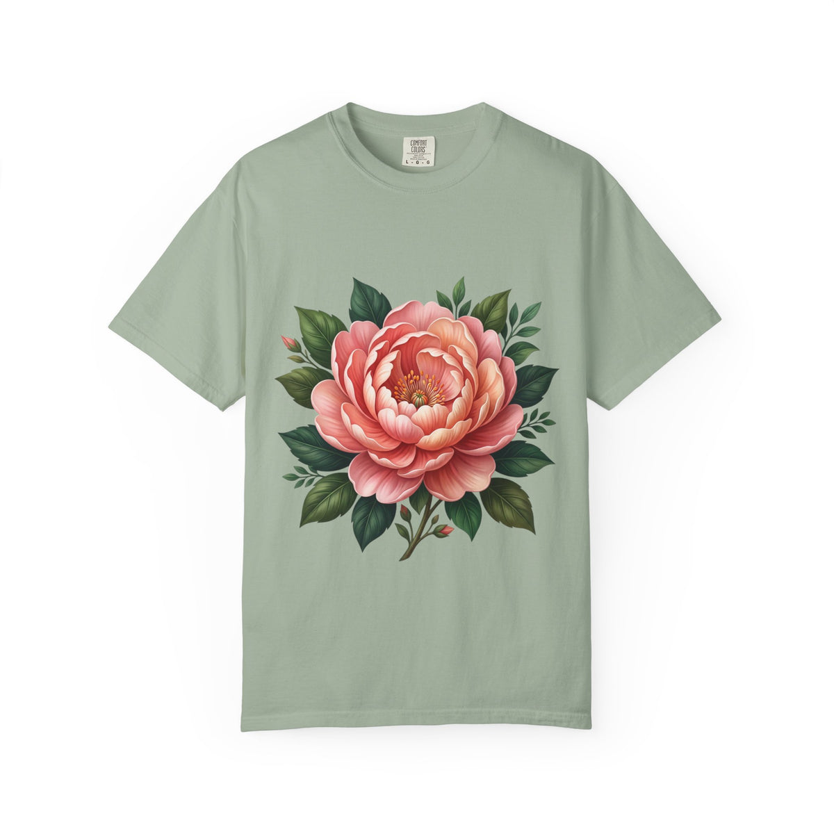 Peony Bloom T-Shirt — Vintage Floral Graphic Tee