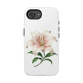 Floral Lily Phone Case — Pink Lily Tough Protective Cover