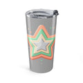 Star Design Tumbler 20oz Light Grey