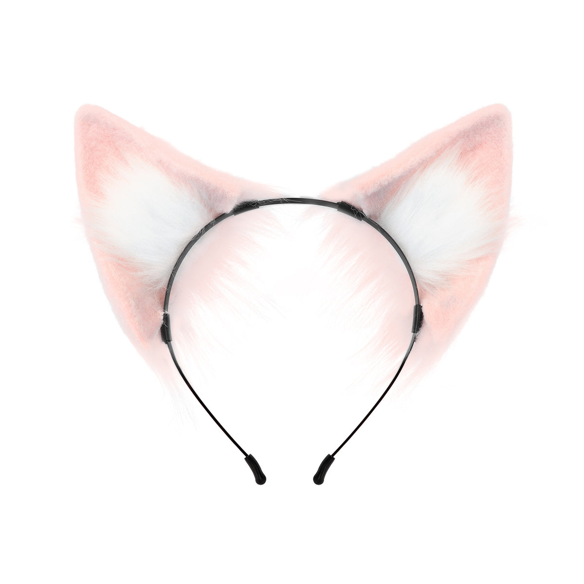 Animal Ears Headband Cosplay Fox Ears Hairband Handmade Plush Anime Convention Animal Ears Fox Ear Accessories