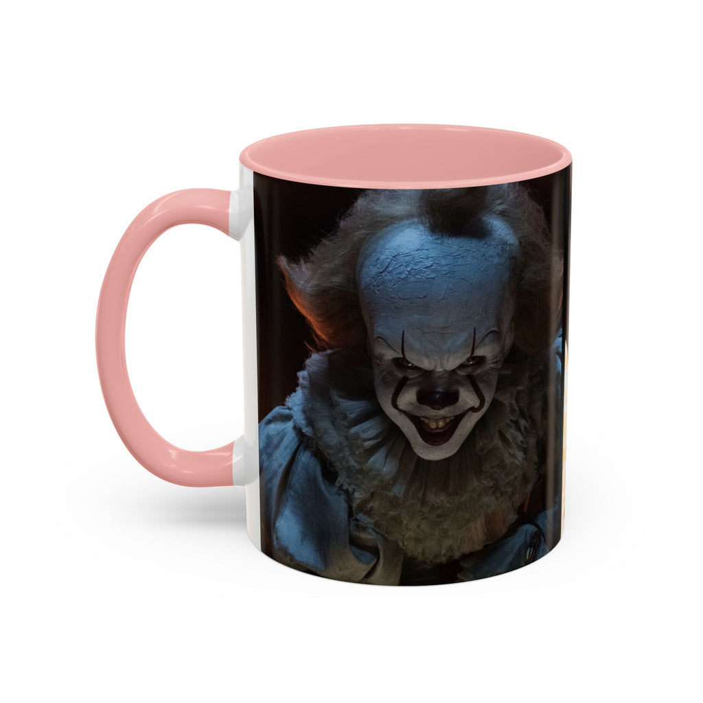 Creepy Pennywise Horror Coffee Mug — Scary Clown Accent Mug (11/15oz)