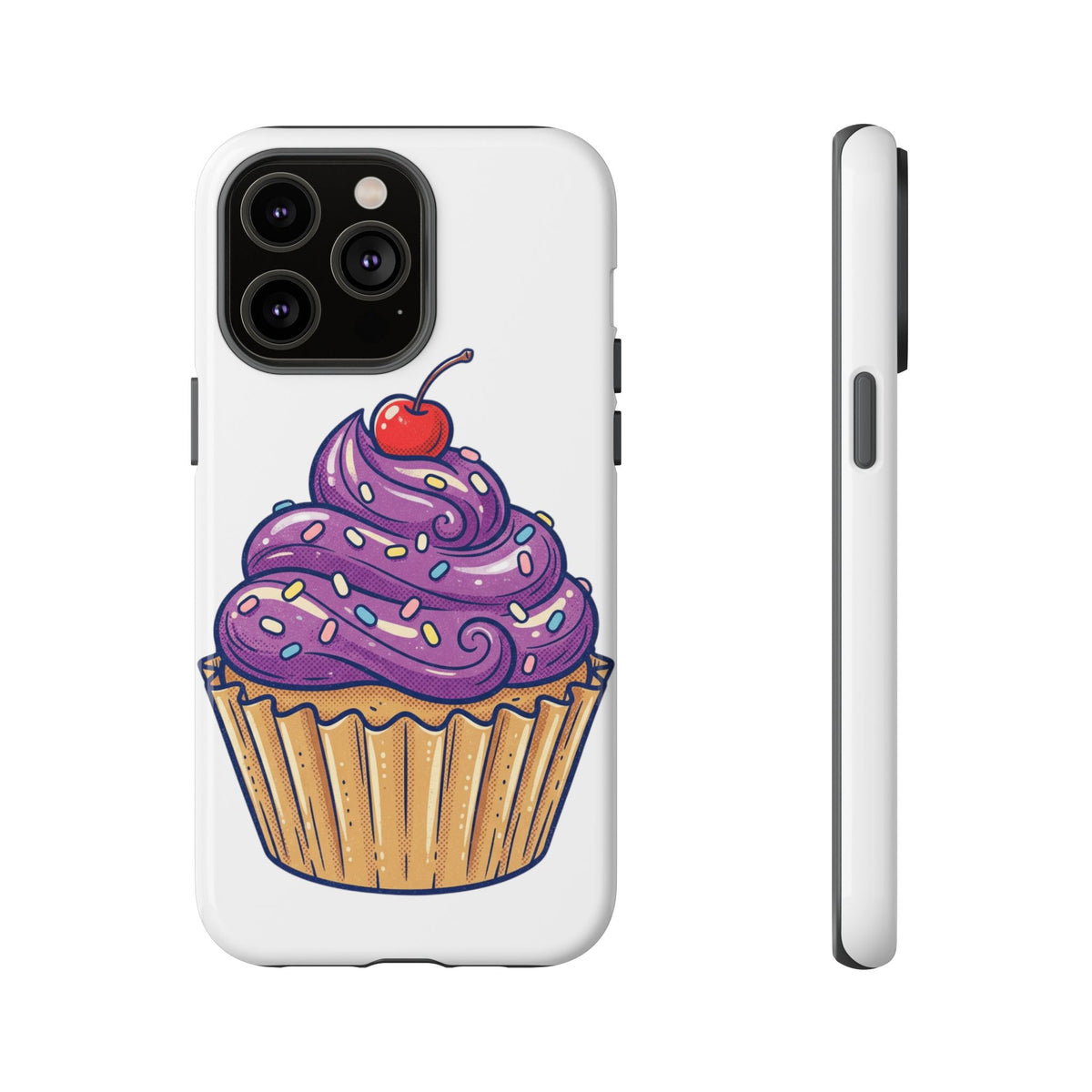 Purple Cupcake Tough Phone Cases