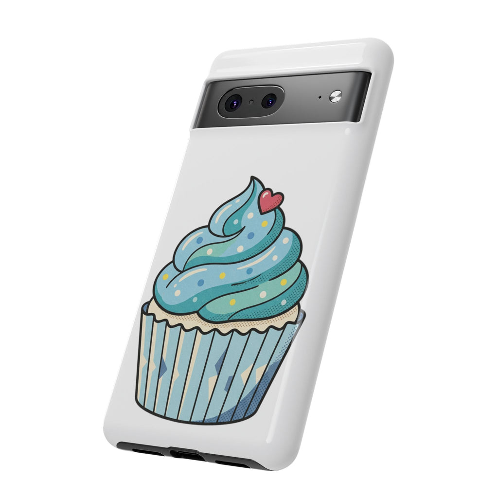 Blue Cupcake Tough Phone Cases