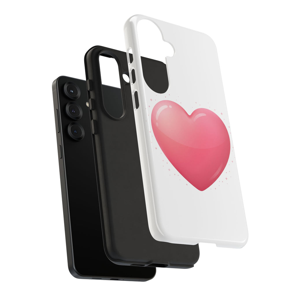 Heart Emoji Tough Case — Cute Pink Heart Phone Case for iPhone & Android