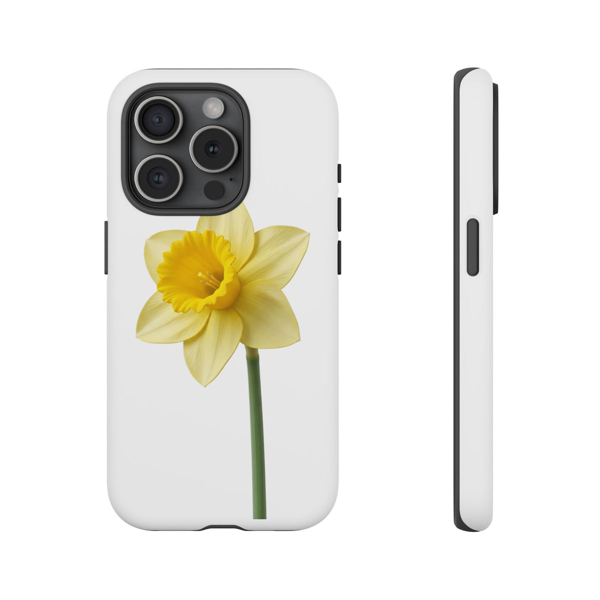 Daffodil Blossom Tough Phone Case — Yellow Spring Floral iPhone Cover