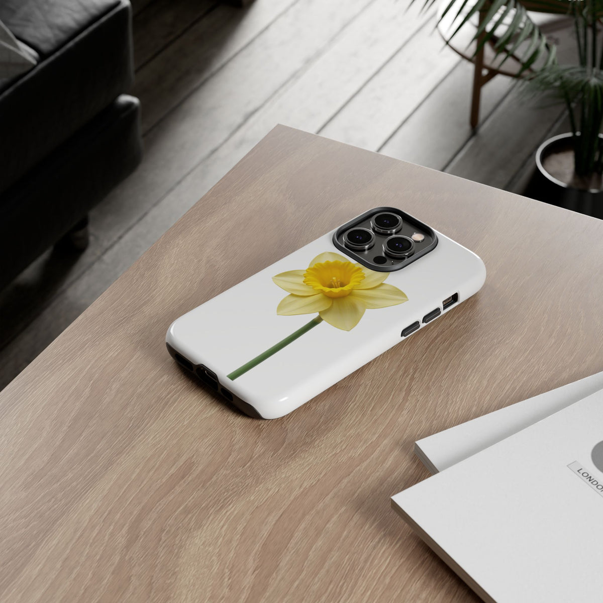 Daffodil Blossom Tough Phone Case — Yellow Spring Floral iPhone Cover
