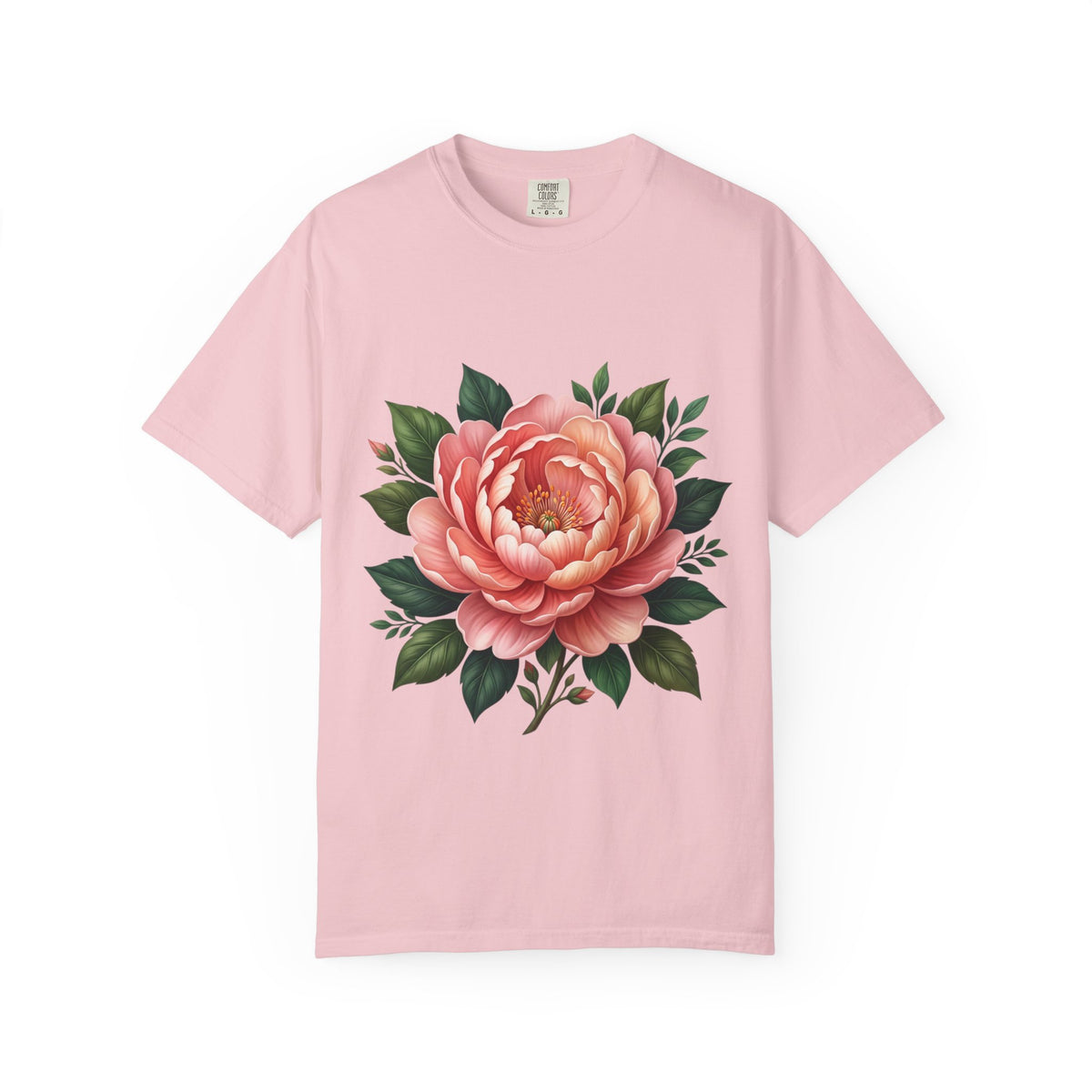 Peony Bloom T-Shirt — Vintage Floral Graphic Tee